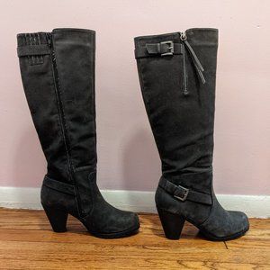 Unr8ed Black heeled boots
